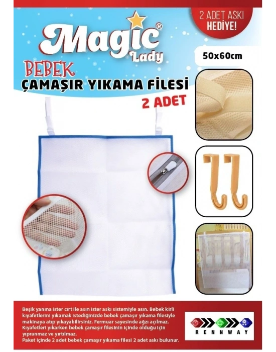 Bebek Çamaşır Filesi 2li Set