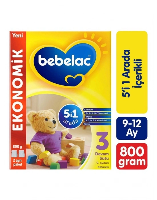 Bebek Devam Sütü No3 800 Gr