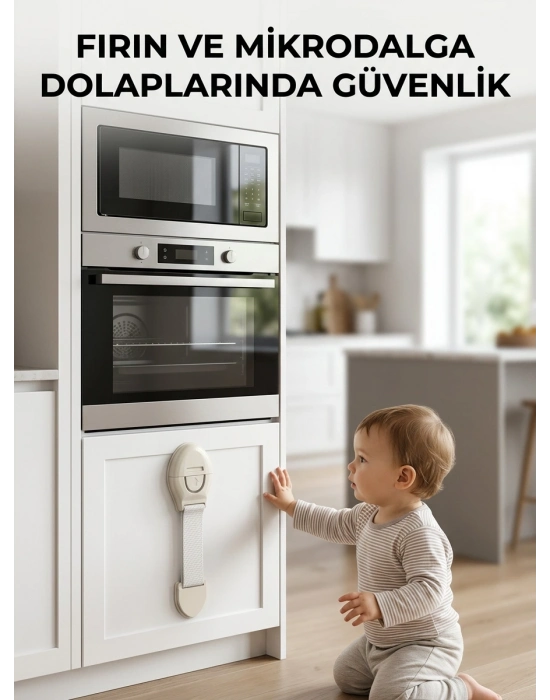 Bebek Güvenlik Dolap Kilidi Çok Amaçlı Çocuk Emniyet Kilit Sistemi