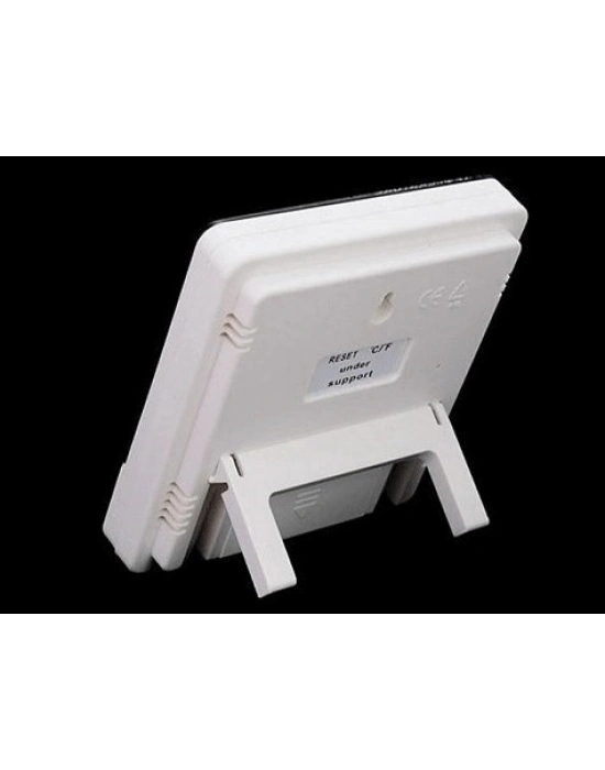 ®  Bebek Odası Masaüstü Dijital Termometre Nem Ölçer Higrometre Saat