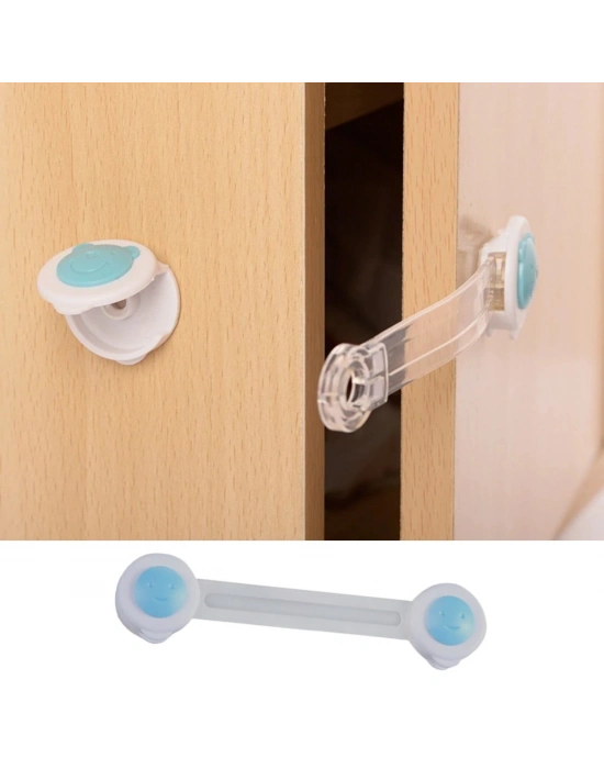 ®  Bebek ve Çocuklar İçin Dolap Çekmece Emniyet Güvenlik Kilidi