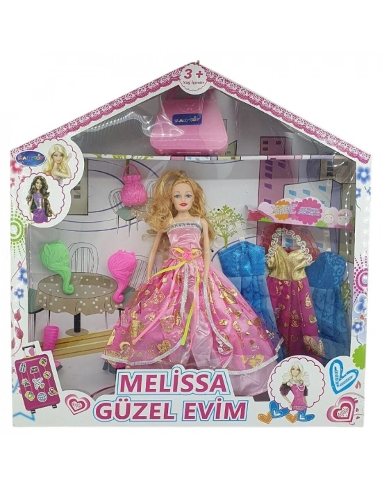 Bebek Yedek Elbiseli Ve Aksesuarlı - 1115-21 - Açık Pembe