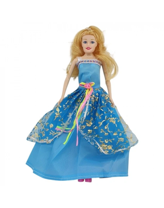 Bebek Yedek Elbiseli Ve Aksesuarlı - 1115-21 - Mavi