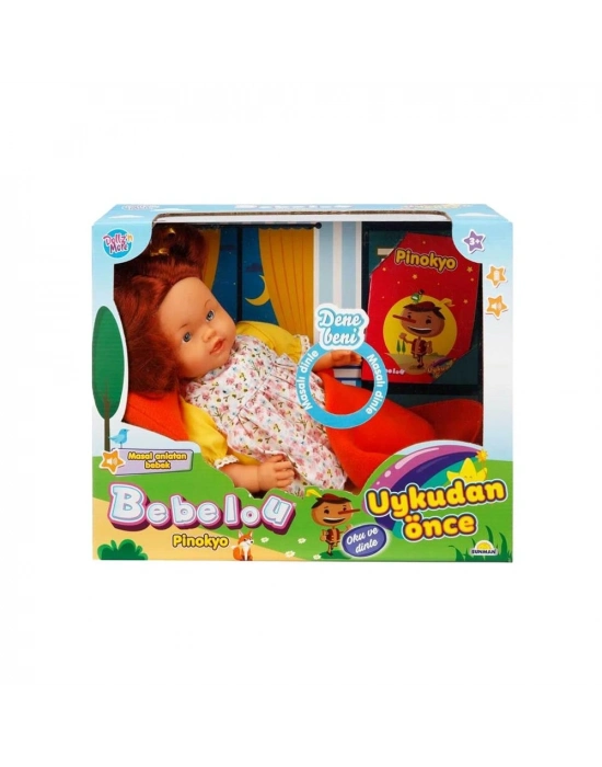 ® Bebelou Uykudan Önce Bebeği Masal Anlatan Pinokyo