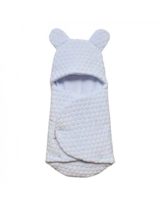 Bebitof Kabartmalı Velboa Kundak 95025 Mavi