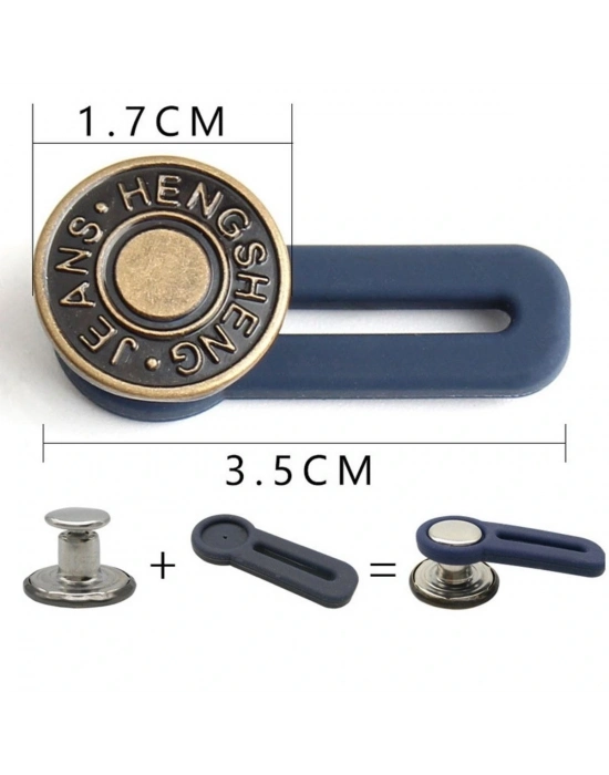 Beden Büyülten- Küçülten Düğme Seti 10 Adet Yedek Kot Düğme Seti