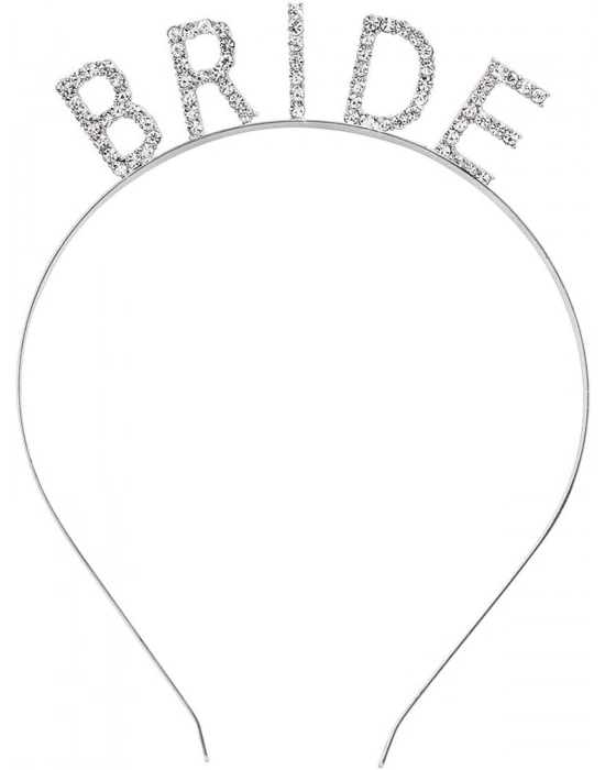 Bekarlığa Veda Bride Tacı Gümüş Renk