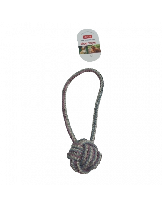 Benny Diş İpi Köpek Oyuncağı 23cm Çeşitli Renklerde