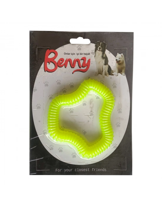Benny Köpek Oyuncağı Sert 11 x 10 cm Neon Yeşil