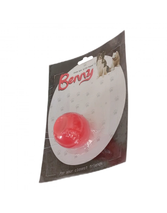 Benny Köpek Oyuncağı Sert Top 5 cm Kırmızı
