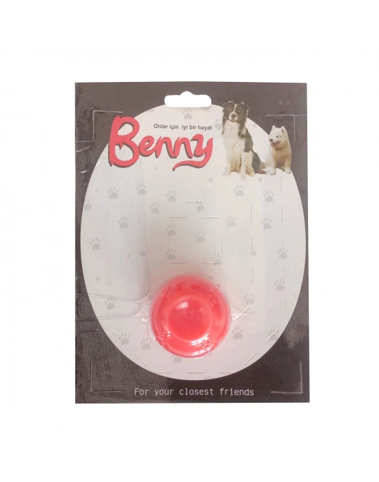 Benny Köpek Oyuncağı Sert Top 5 cm Kırmızı