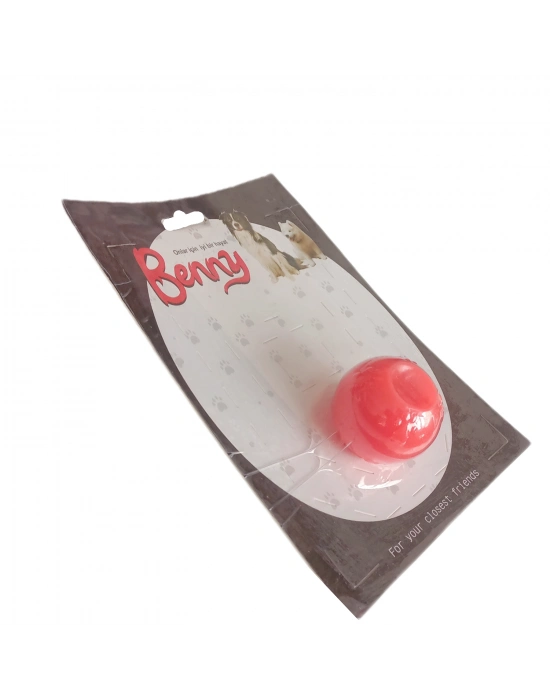 Benny Köpek Oyuncağı Sert Top 5 cm Kırmızı