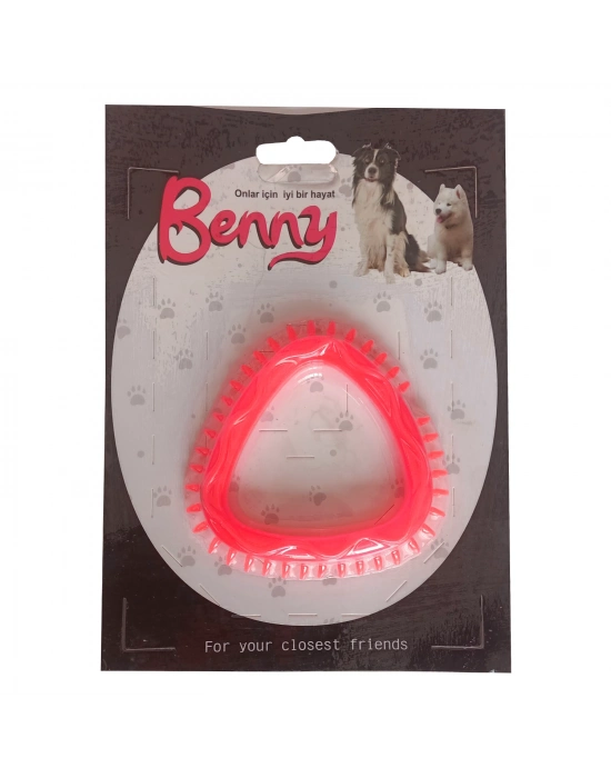 Benny Köpek Oyuncağı Üçgen 8 x 8.5 cm Kırmızı