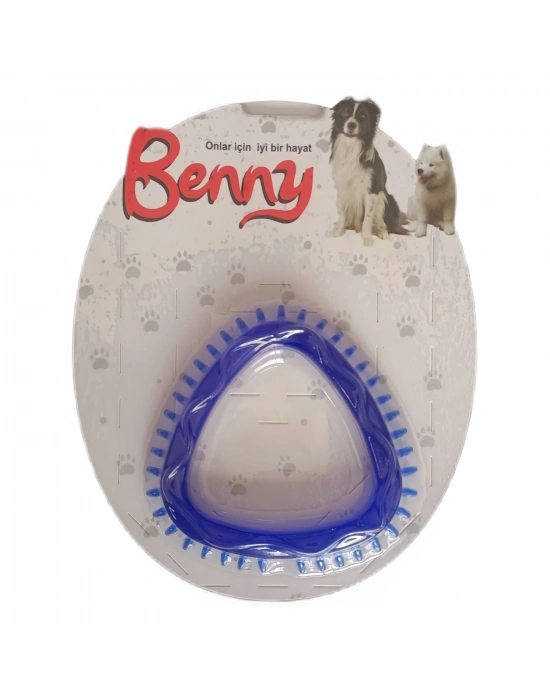 Benny Köpek Oyuncağı Üçgen 8 x 8.5 cm Mavi