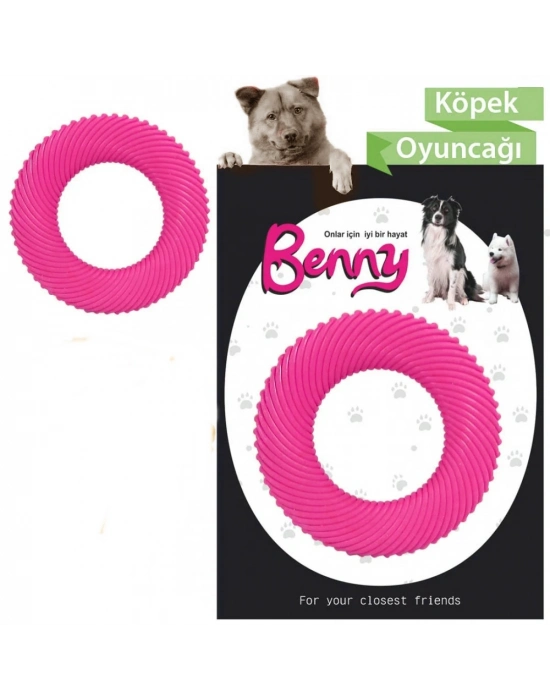 Benny Köpek Oyuncağı Yuvarlak 9,5 cm Pembe