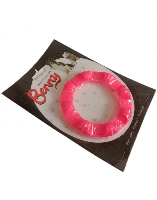 Benny Köpek Oyuncağı Yuvarlak Şekilli 11,5 cm Pembe