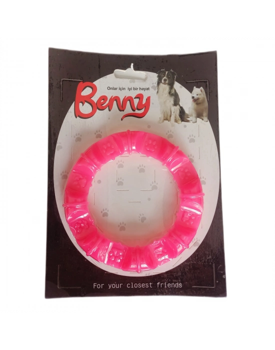 Benny Köpek Oyuncağı Yuvarlak Şekilli 11,5 cm Pembe