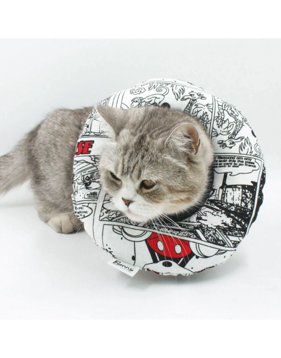 Benny Yastık Yakalık, Kediler ve Mini Irk Köpekler İçin Elizabeth Yakalık Medium