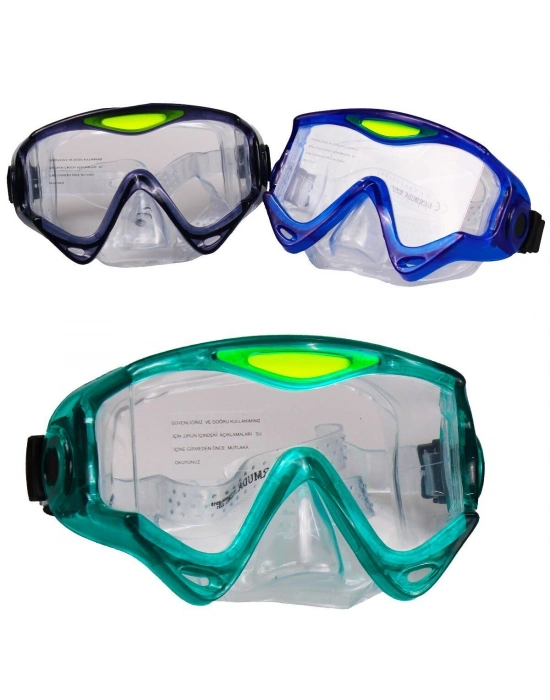 BERMUDA 2363/A MASKE DELUX DAPHNE VAKUMLU SARI / MAVİ