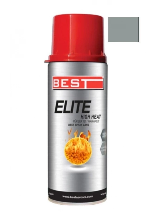 Best Elite Gümüş 600 C Isıya Dayanıklı Sprey Boya 400 ml