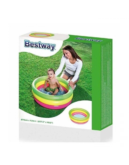 Bestway 3 Bölmeli Çocuk Havuzu 70x24 Cm 51128