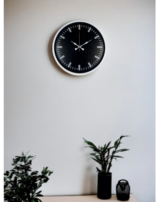 ® Beyaz 36 Cm Modern Duvar Saati