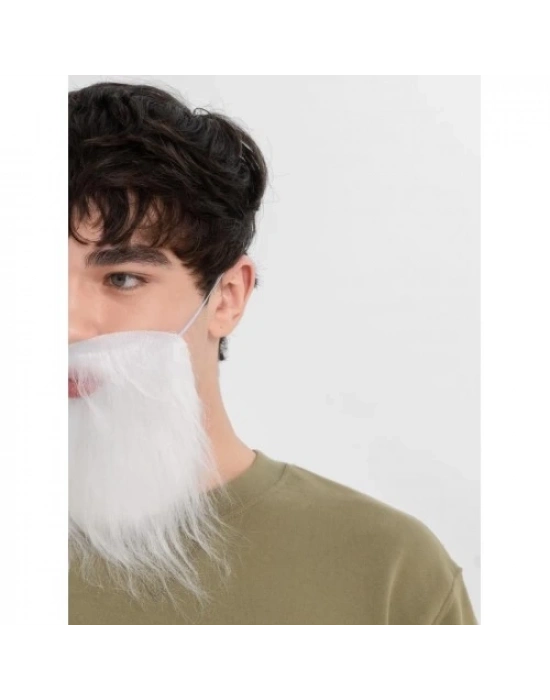 Beyaz Kırçıllı Takma Sakal Çocuk Yetişkin