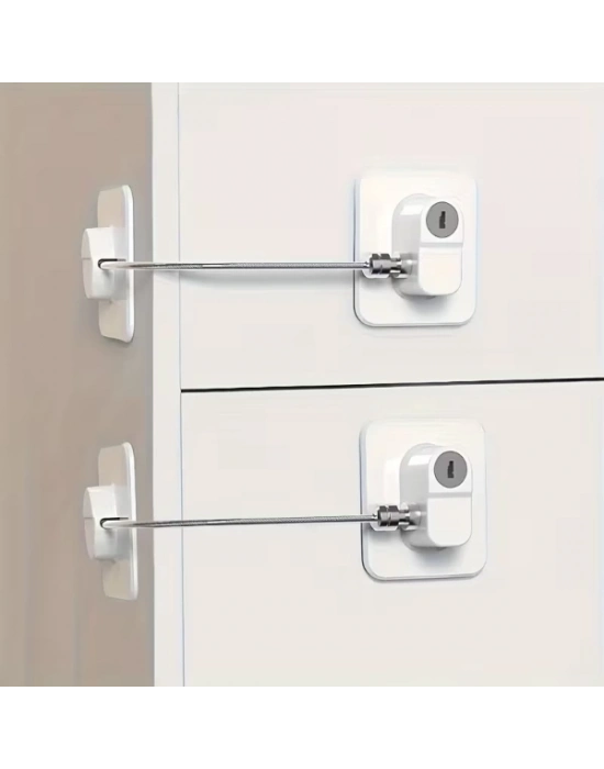 Beyaz Plaka Halatlı Emniyet Kilidi