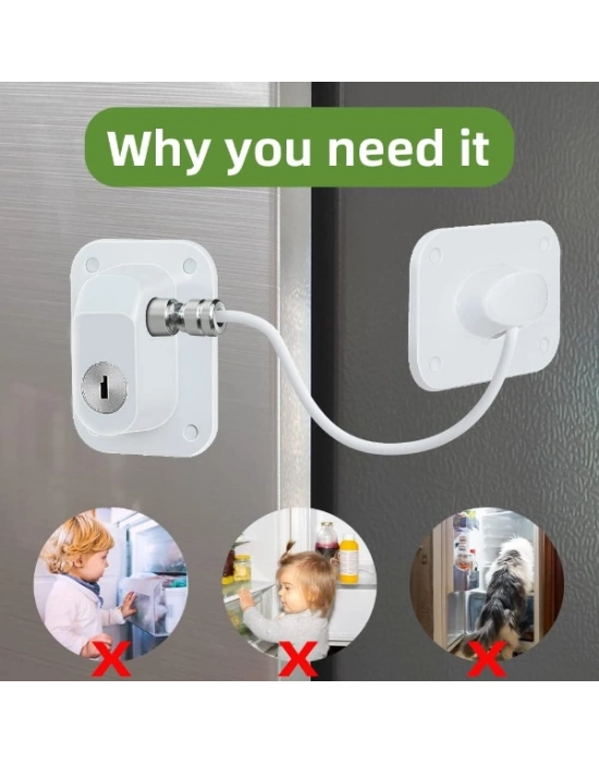 Beyaz Plaka Halatlı Emniyet Kilidi