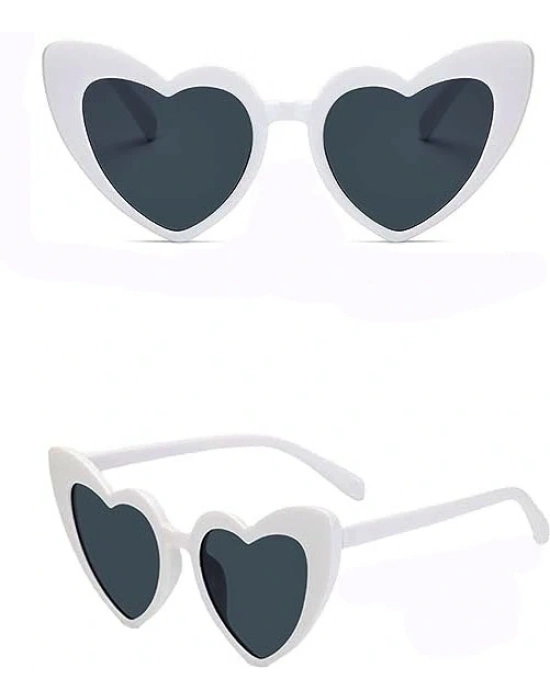 Beyaz Renk Kalp Gelin Düğün Gözlüğü 15x5 Cm