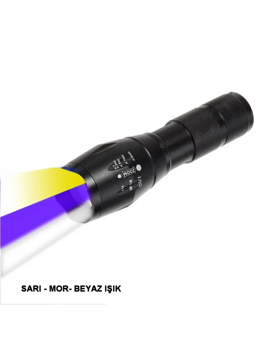 Beyaz , Sarı Ve Mor Renk Aydınlatma Q5 Led  Wt-610