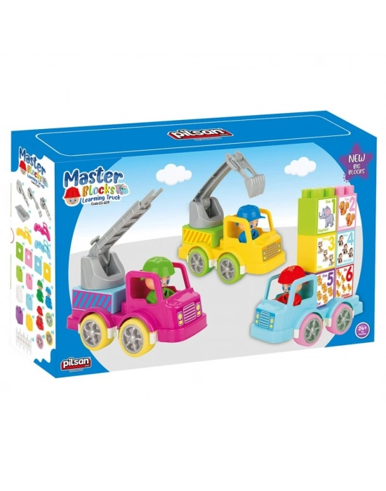® 03 609 Master Bloklar Eğitici Kamyon - Oyuncak