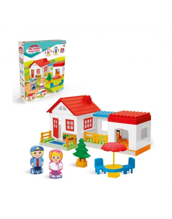 ® 03135 Tek Katlı Ev Blokları 36 Parça