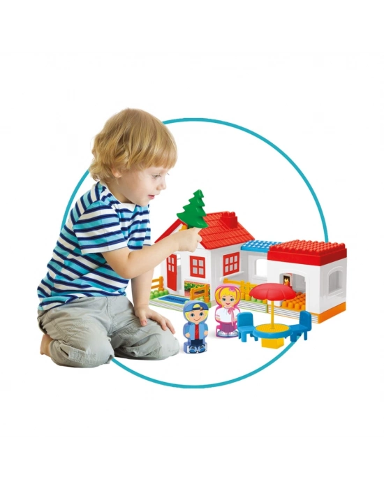 ® 03135 Tek Katlı Ev Blokları 36 Parça