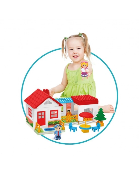 ® 03135 Tek Katlı Ev Blokları 36 Parça