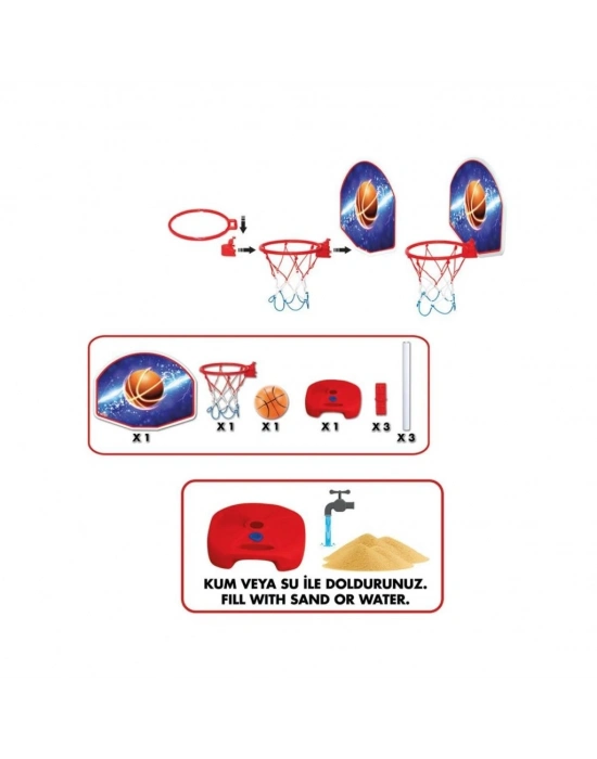 ® 03407  Ayaklı Basket Potası