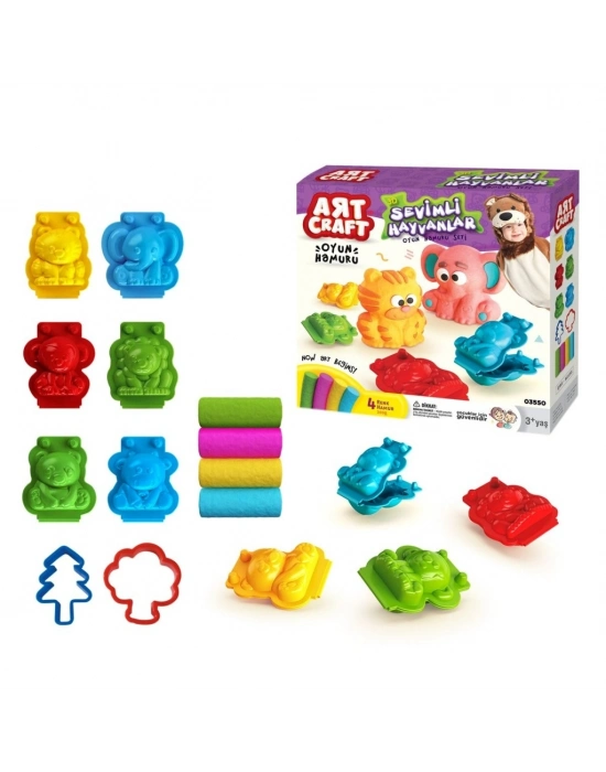 ® 03550 3D HAYVANLAR HAMUR SET 200GR