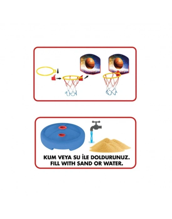 ® 03650 Küçük Ayaklı Basketbol Potası -Fentoys