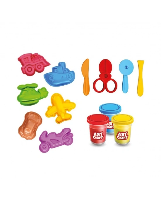 ®  03998 Art Craft Seyahat Araçları Hamur Set 168 Gr -Fentoys