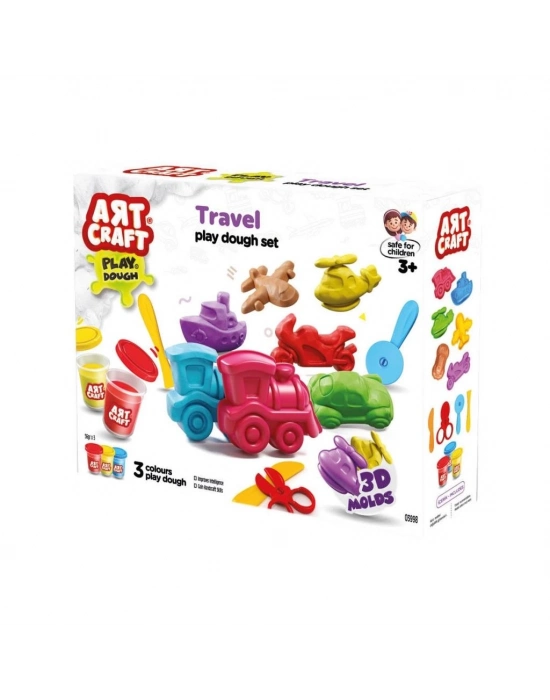 ®  03998 Art Craft Seyahat Araçları Hamur Set 168 Gr -Fentoys