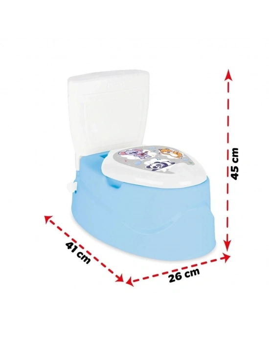 ® 07 569 Konuşan Eğitici Klozet Mavi -Oyuncak