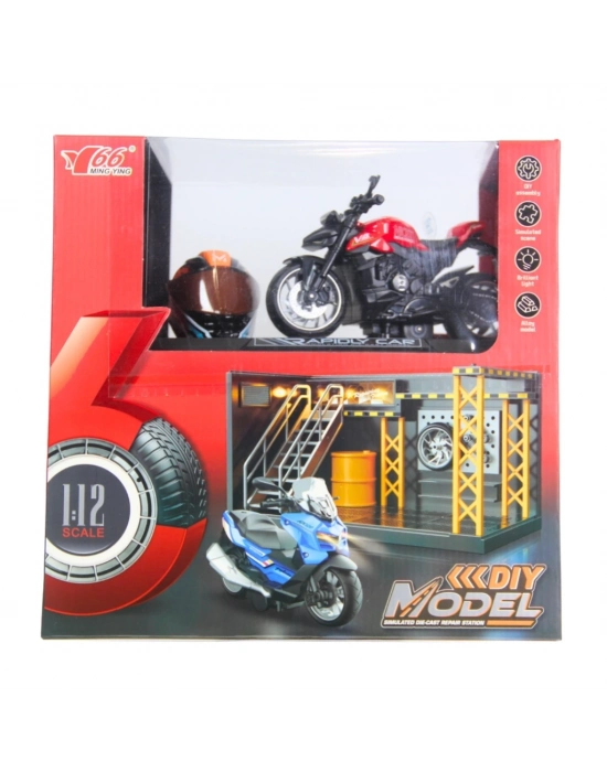 ® 1/12 Motosiklet Ducati Street Fighter PB 3R Sesli