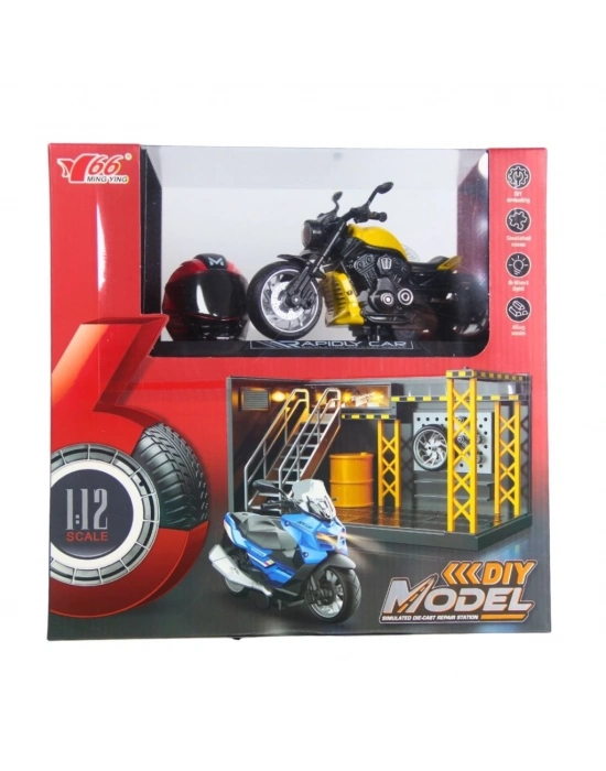 ® 1/12 Motosiklet Wolverine PB 3R Sesli ve Işıklı