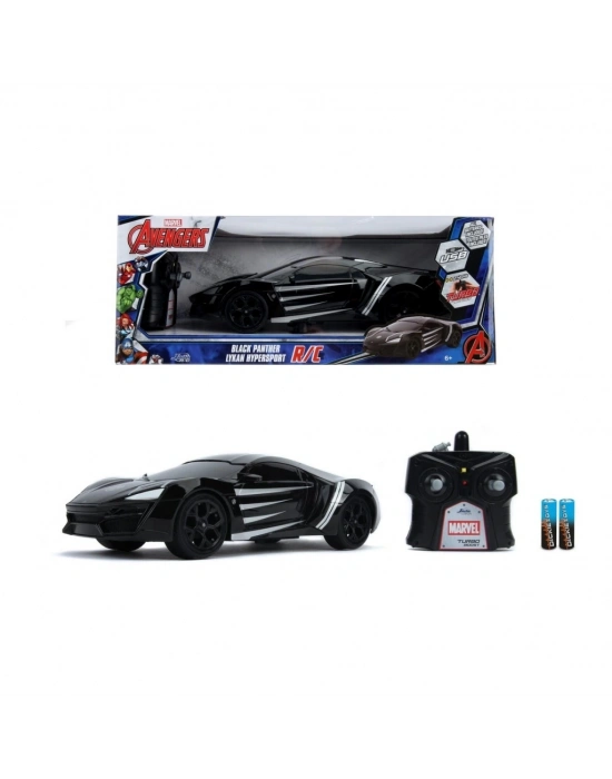 ®  1:16 Jada Toys Marvel Black Panther Lykan Hypersport Kumandalı Araba