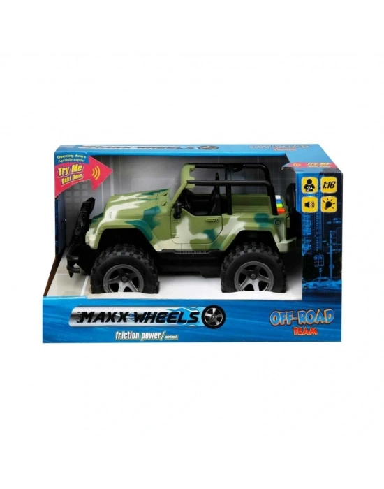 1:16 Sesli ve Işıklı Jeep