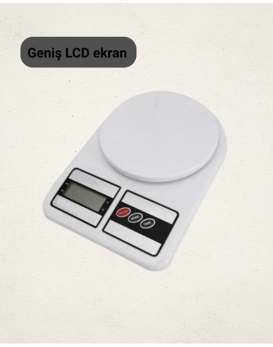 ® 10 Kg Kapasiteli LCD Ekranlı Dijital Mutfak Tartıs