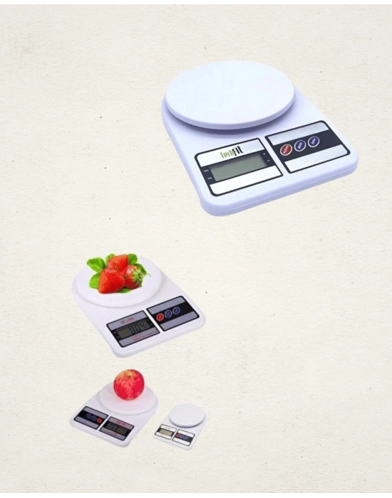 ® 10 Kg Kapasiteli LCD Ekranlı Dijital Mutfak Tartıs