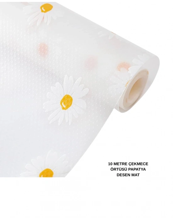 ® 10 METRE PAPATYA DESEN KAYDIRMAZ