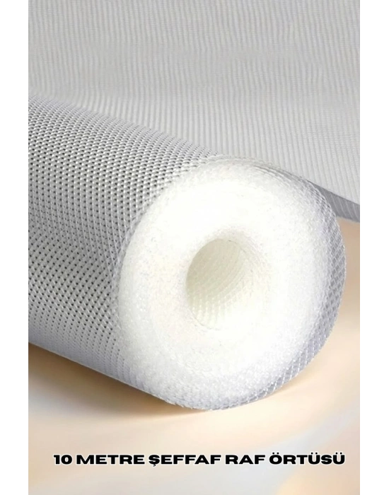 ® 10 Metre Toz Korumalı Kaydırmaz Şeffaf Çekmece Organizeri