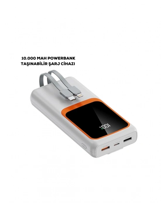 ® 10000 mAh Taşınabilir Şarj Cihazı – Hızlı Şarj, Hafif ve Dayanıklı Tasarım